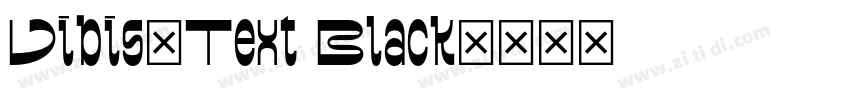 Vibis_Text Black字体转换